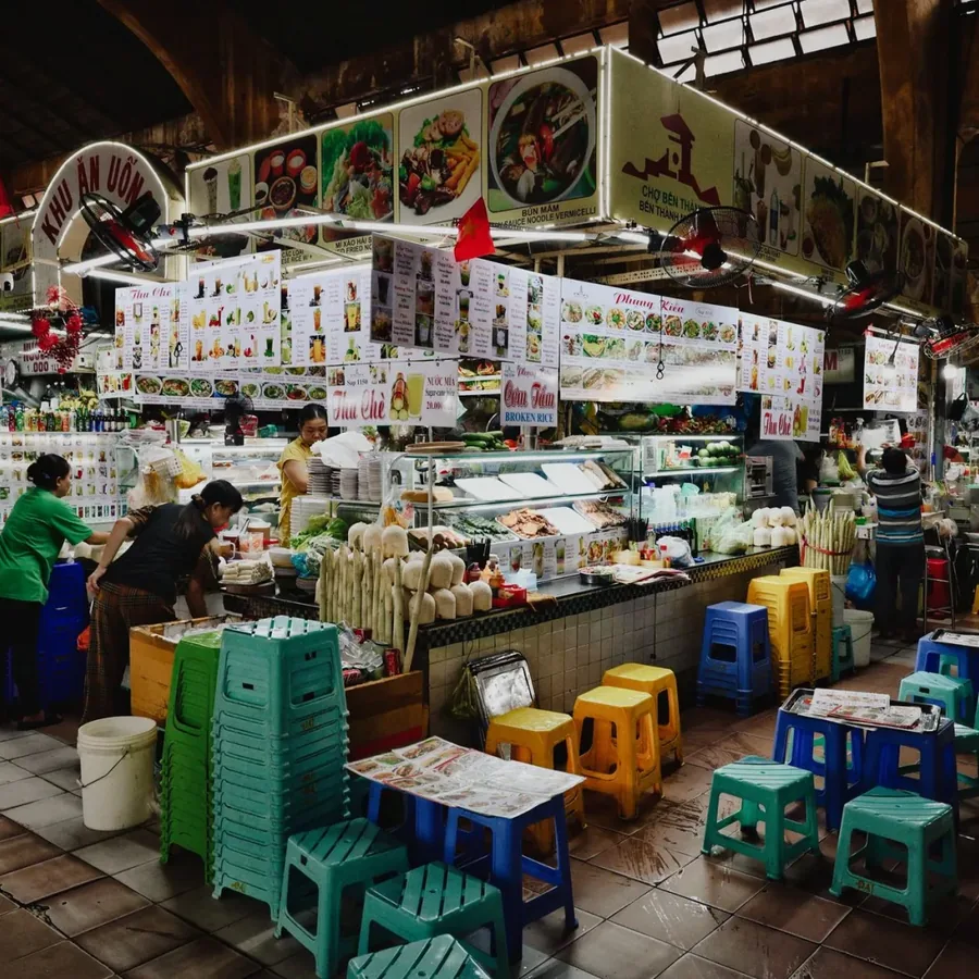 Quầy pha chế buổi sáng